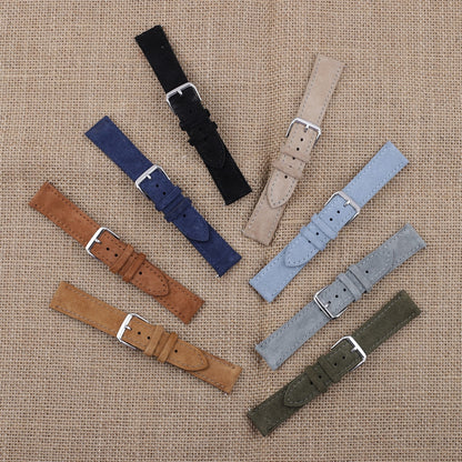 Premium Suede Universal Watch Strap - Black / 18mm / 19mm / 20mm / 22mm