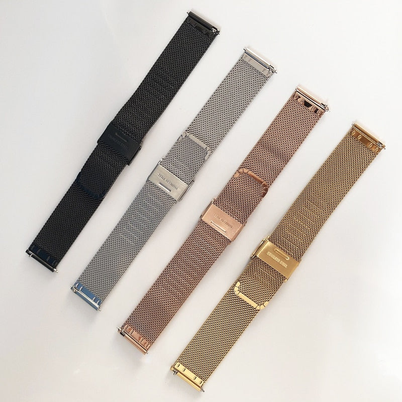 Milanese Mesh Universal Watch Bracelet - Gold / 18mm / 20mm / 22mm