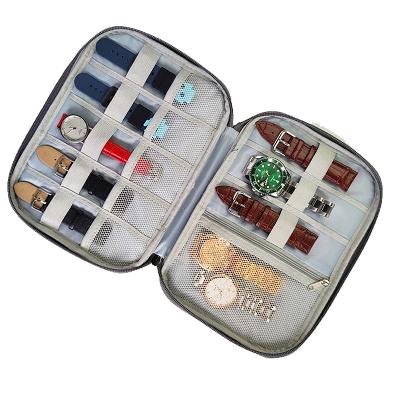 Watch Strap Organizer Case - Red