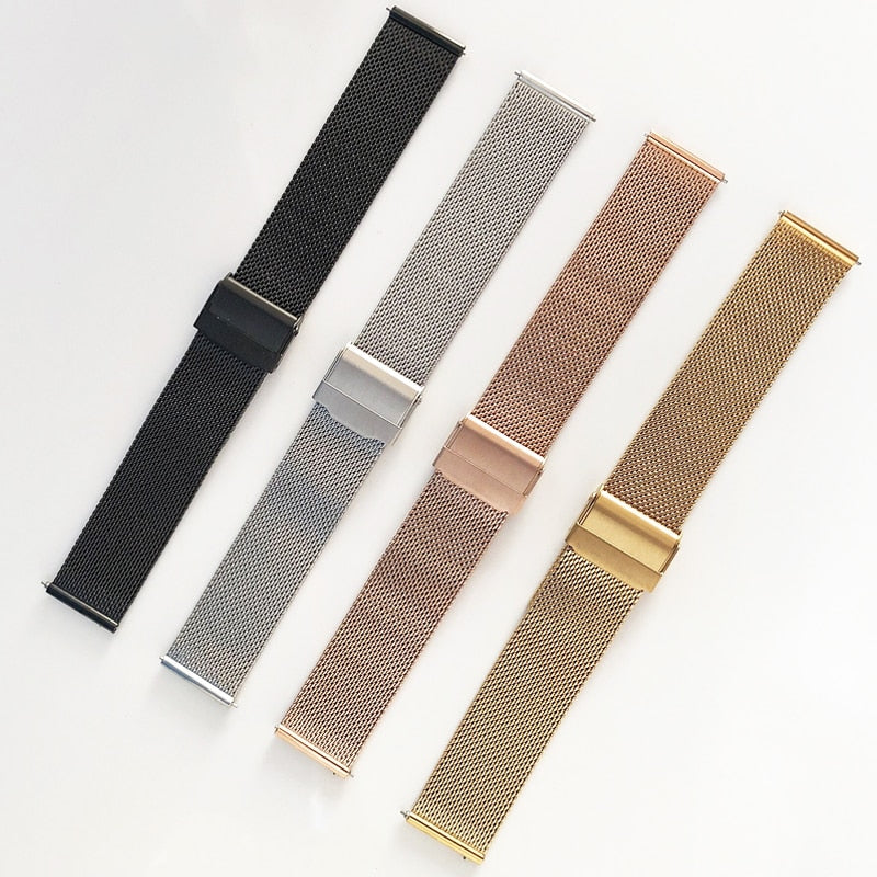 Milanese Mesh Universal Watch Bracelet - Silver / 18mm / 20mm / 22mm