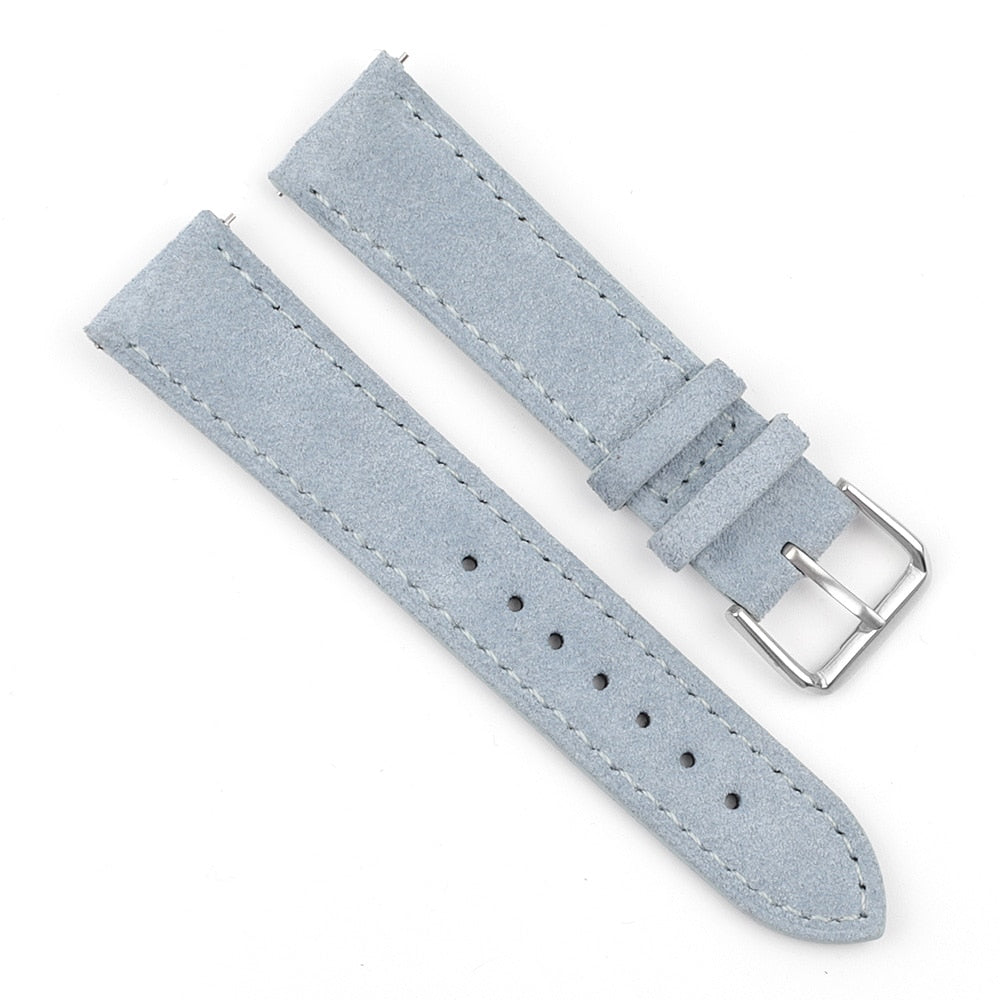 Premium Suede Universal Watch Strap - Gray / 18mm / 19mm / 20mm / 22mm