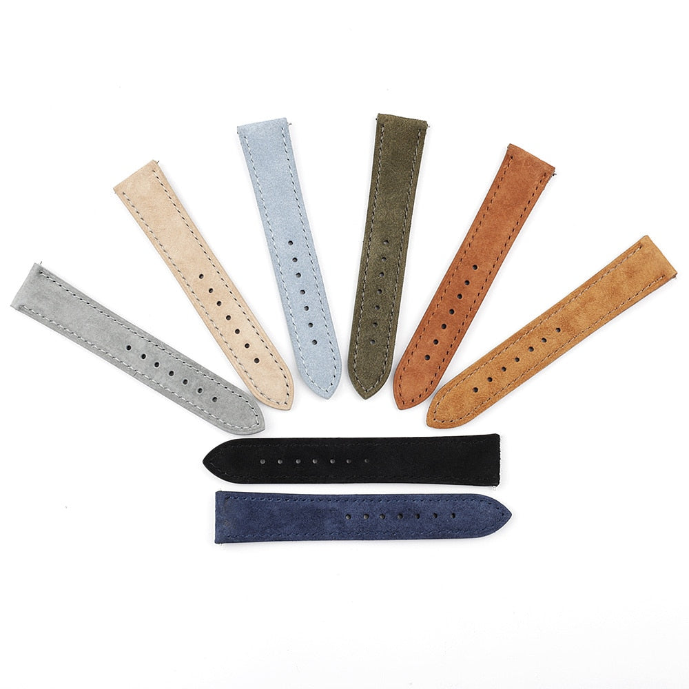 Premium Suede Universal Watch Strap - Black / 18mm / 19mm / 20mm / 22mm