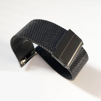 Milanese Mesh Universal Watch Bracelet - Black / 18mm / 20mm / 22mm