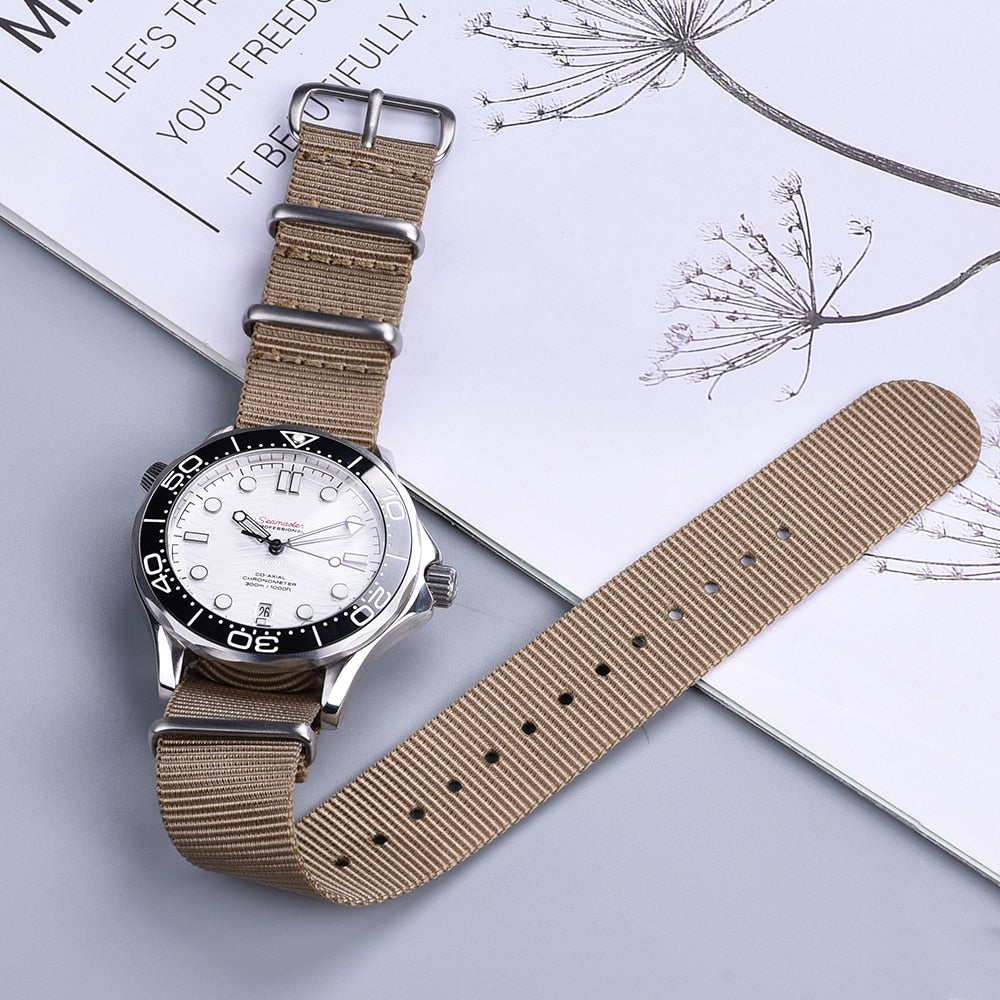 Basic Universal Nylon Strap - Blue / 18mm / 20mm / 22mm