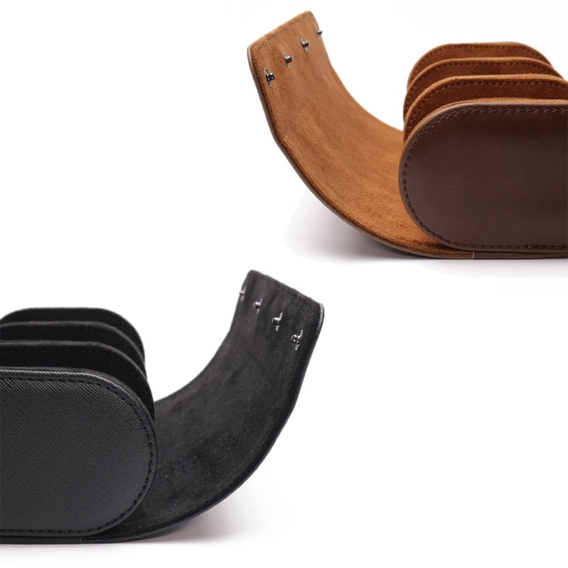 Watch Roll Travel Case - Brown