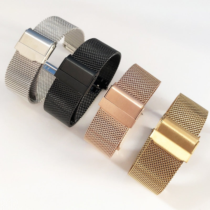 Milanese Mesh Universal Watch Bracelet - Rose Gold / 18mm / 20mm / 22mm