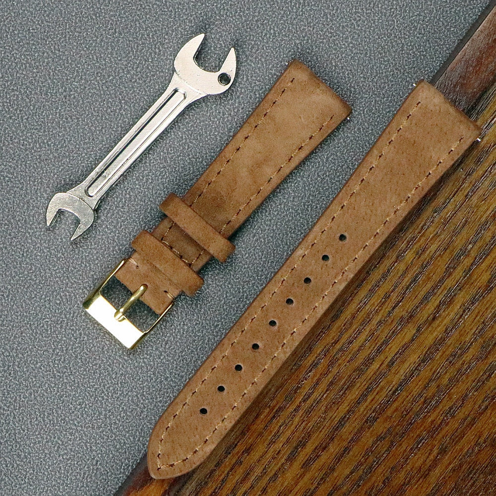 Classic Suede Universal Watch Strap - Brown / 18mm / 20mm / 22mm