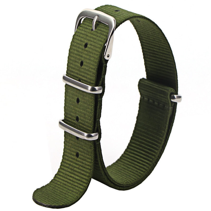 Basic Universal Nylon Strap - Green / 18mm / 20mm / 22mm