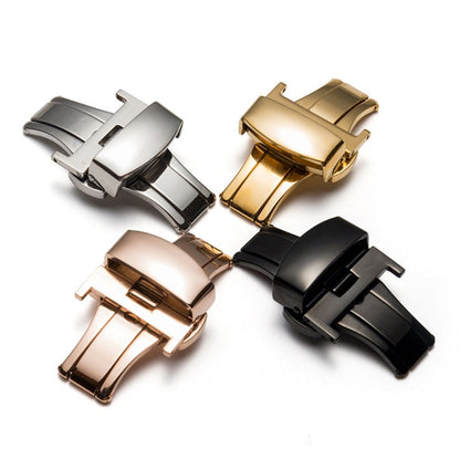 Butterfly Deployment Universal Watch Clasp - Black / 16mm / 18mm / 20mm / 22mm / 24mm