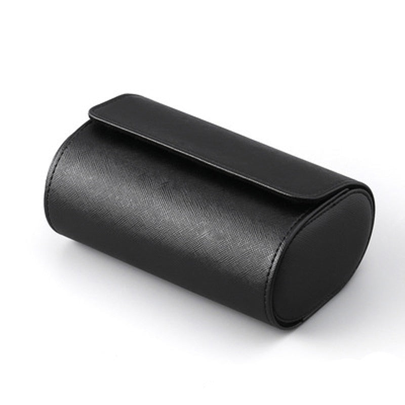Watch Roll Travel Case - Black