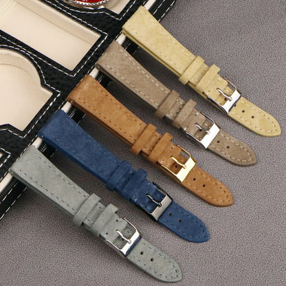 Classic Suede Universal Watch Strap - Gray / 18mm / 20mm / 22mm