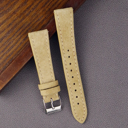 Classic Suede Universal Watch Strap - Khaki / 18mm / 20mm / 22mm