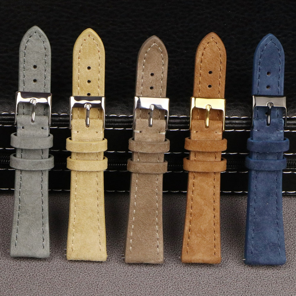 Classic Suede Universal Watch Strap - Gray / 18mm / 20mm / 22mm