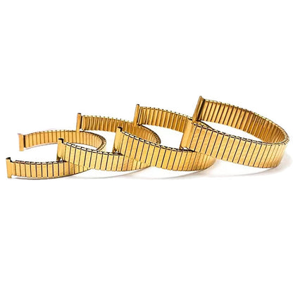 Metal Elastic Universal Watch Bracelet - Gold / 16mm / 18mm / 20mm