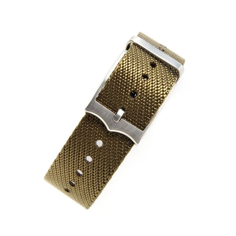 Premium Adjustable Universal Nylon Strap - Army Green / 20mm / 22mm