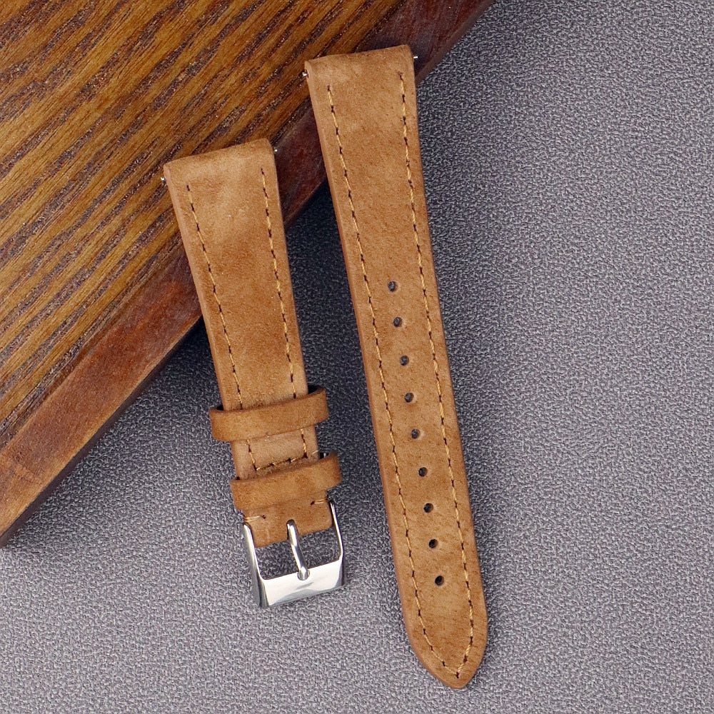 Classic Suede Universal Watch Strap - Brown / 18mm / 20mm / 22mm