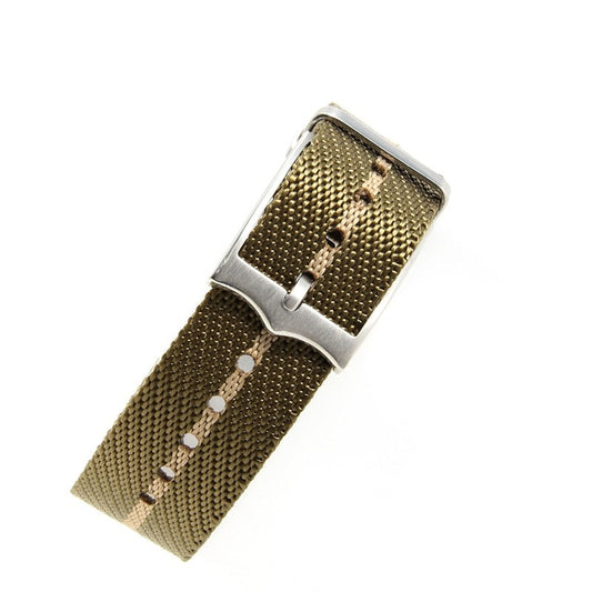 Premium Adjustable Universal Nylon Strap - Green Kahki / 20mm / 22mm