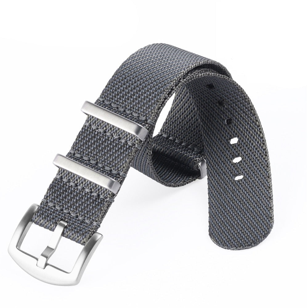 Premium Universal Nylon Strap - Grey / 20mm / 22mm