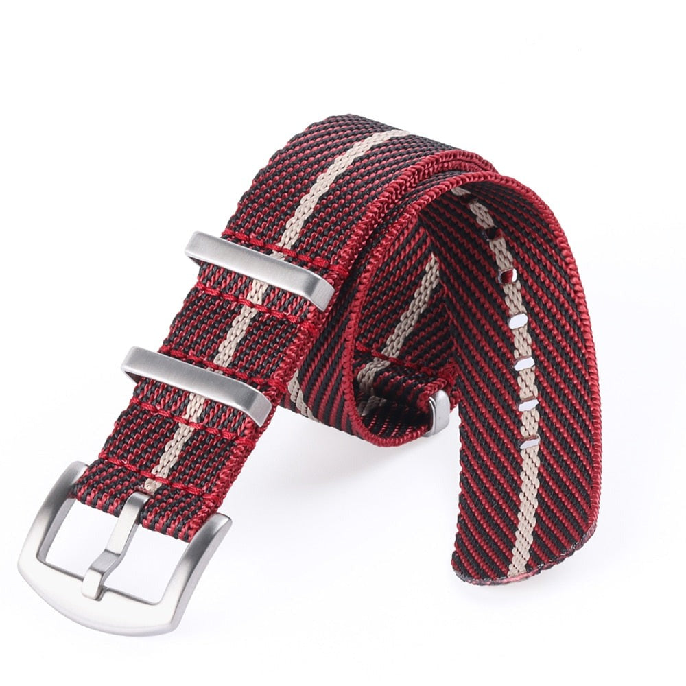 Premium Universal Nylon Strap - Red Beige / 20mm / 22mm