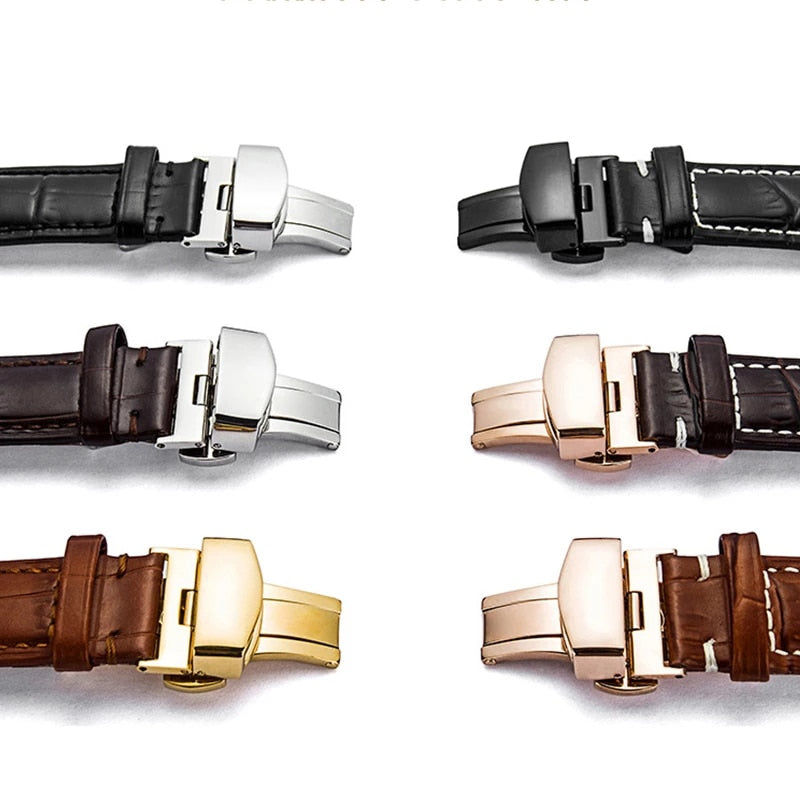 Butterfly Deployment Universal Watch Clasp - Gold / 16mm / 18mm / 20mm / 22mm / 24mm