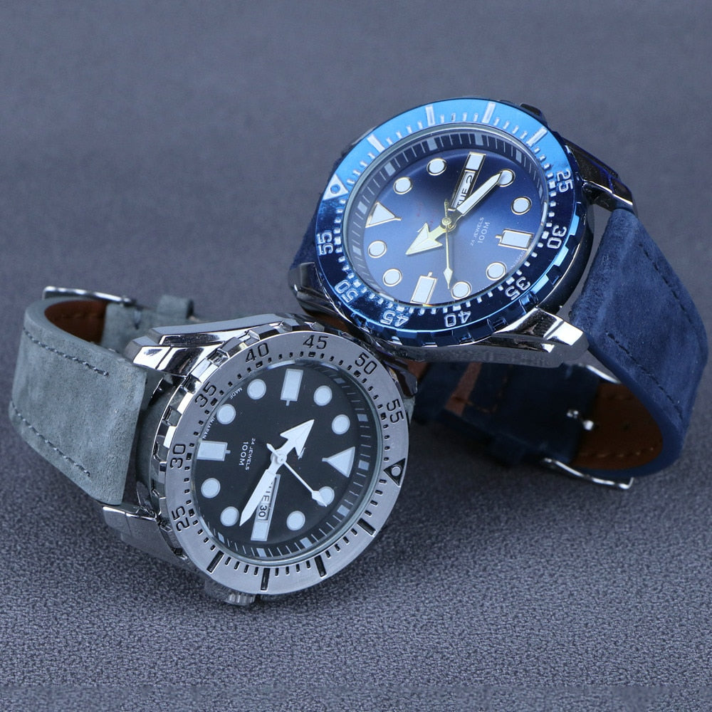 Classic Suede Universal Watch Strap - Dark Blue / 18mm / 20mm / 22mm