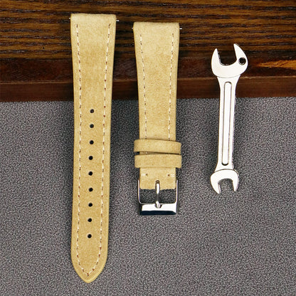 Classic Suede Universal Watch Strap - Khaki / 18mm / 20mm / 22mm