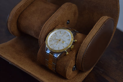 Watch Roll Travel Case - Brown